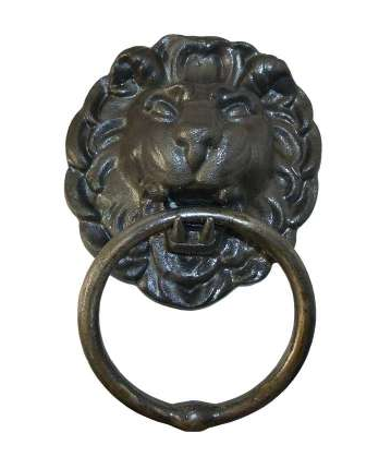 MARTEAU DE PORTE TETE DE LION